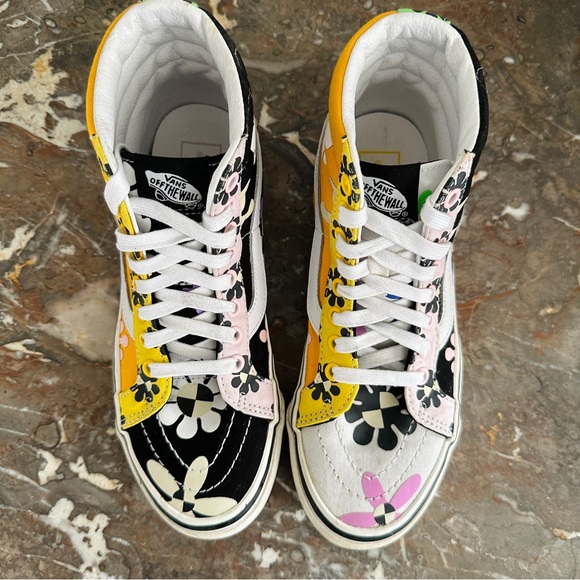 Vans Sk8-Hi 38 DX Sneakers 'Anaheim Factory - Psychedelic Floral' W8 M6.5 - Picture 5 of 15